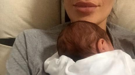 Черната Златка показа сина си