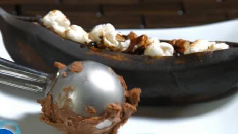 Видео рецепта: Печен банан