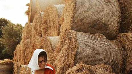 Ашли сред кокошки, в сеното... с гореща фотосесия