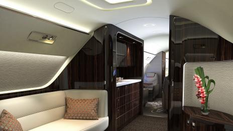 Отвътре: Самолет за богаташи