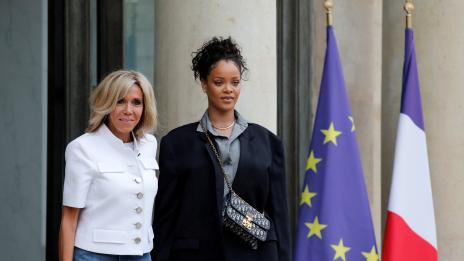 Риана във Франция – на среща с президента и първата дама
