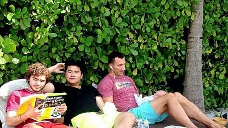 Владимир Кличко показва, че е нежен баща