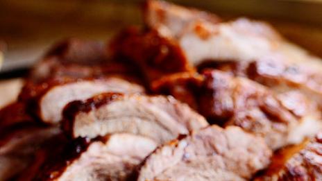 Пикантни ребра със сладка глазура