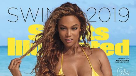 Тайра закова същата корица по бански след 22 години