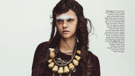 Vogue Австралия отдава почит на културата на племената