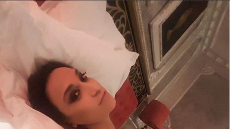 Мария Илиева се щракна от кревата