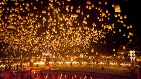 Летящите фенери на Чианг Май