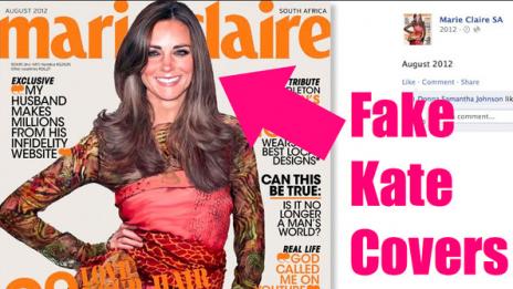 Фалшива корица с Кейт Мидълтън вбесява читателите