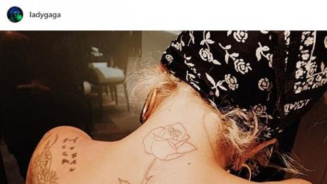 Лейди Гага с две нови татуировки