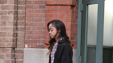 Малия Обама в небрежен стил