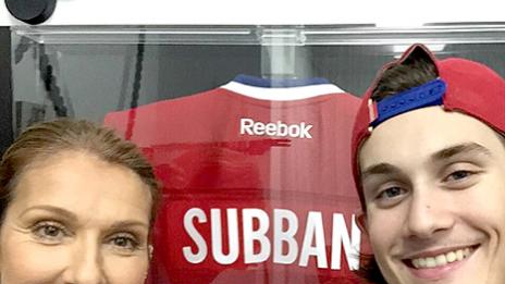 Вижте порасналия син на Селин Дион