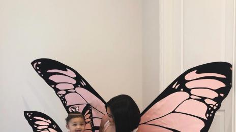 Кайли Дженър и Сторми – като пеперуди за Хелоуин