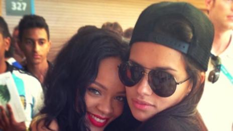 Риана и Адриана Лима са като най-добри приятелки