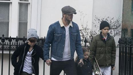 Дейвид Бекъм - перфектният баща