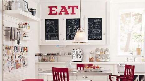 Дъска за писане като интериорен детайл у дома