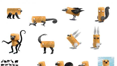 Коркови тапи с оригинален дизайн