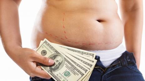 Коремните тлъстини стават подплънки за дупе