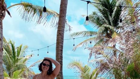 Ашли Греъм показа прелести в Мексико