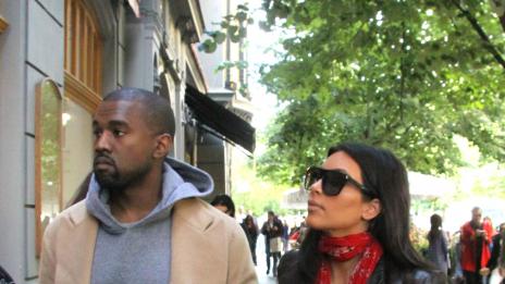 Младоженците Ким и Кание прехвърлиха медения си месец в Прага