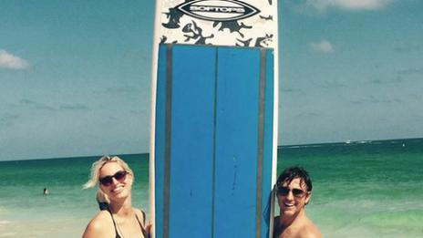 Каролина Куркова показа новородения си син