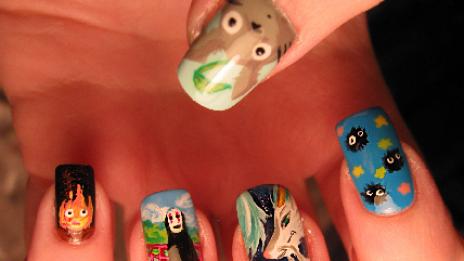 Нокти като анимационни герои