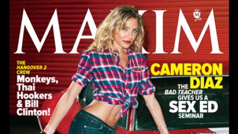 Лошата учителка Камерън Диас в Maxim