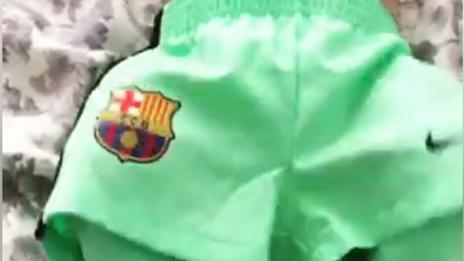 Внучката на Стоичков с екип на Барса (ВИДЕО)