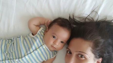 Мама и аз: Ромина Тасевска си направи селфи с Антонио