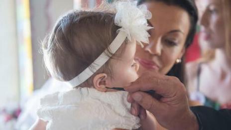 Въведоха в Христовата вяра внучката на Илиана Раева