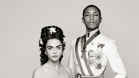 Кара Делевин и Фарел Уилямс за Chanel