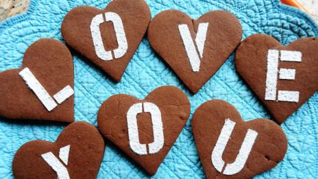 Шоколадови бисквитки за Свети Валентин