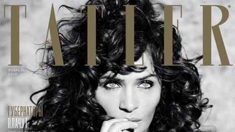 Хелена Кристенсен в черно-бяла история