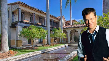 Мат Деймън продава имот в Маями за 20 млн. долара