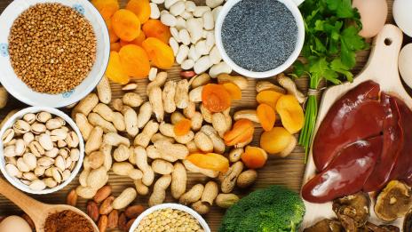 Липсата на желязо се преодолява с хранене