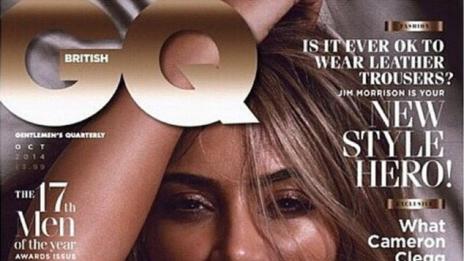 Ким Кардашян се съблече за британското GQ