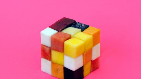 Абстрактен хумор от плодове и зеленчуци