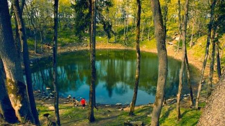 Естонският кратер, издълбан от метеорит