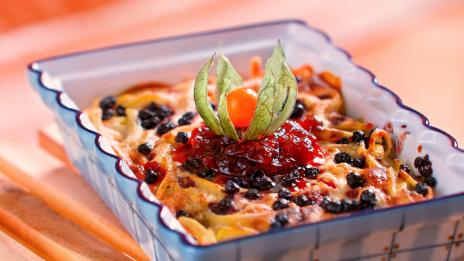 Запечена паста с шоколад и ядки