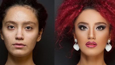 Пълна промяна с четка и грим