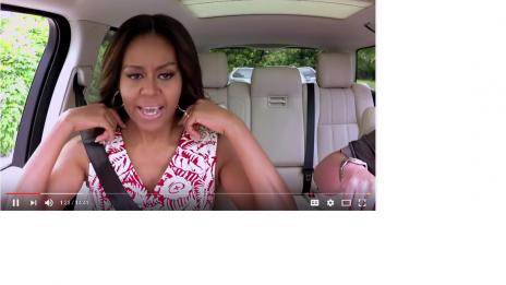 Шшшт! Мишел Обама пее