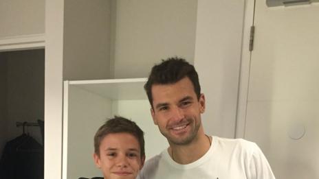 Григор Димитров – идол на сина на Дейвид Бекъм