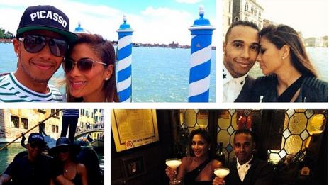 Никол и Люис празнуват годишнина във Венеция