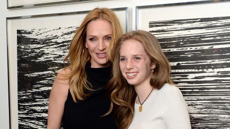 Голямата дъщеря на Ума Търман е нейно умалено копие