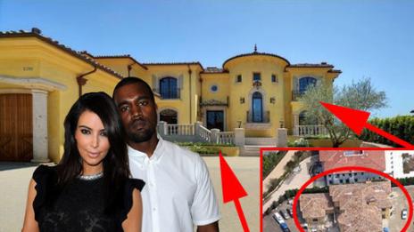 Семейното гнездо на Ким и Кание в Бел Еър