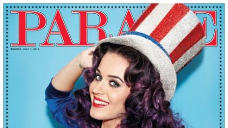 Кейти Пери показва нотка патриотизъм