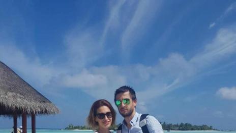 Дарко Тасевски заведе Ромина на Малдивите