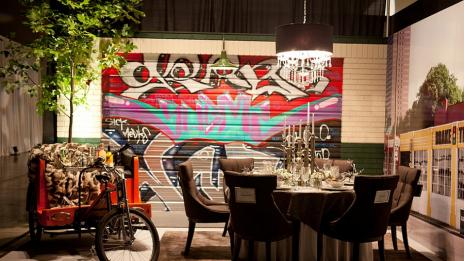 Графити в интериора. Защо не?