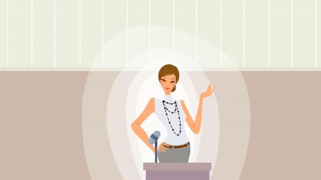 Жените не се страхуват от остаряването, а от говоренето пред публика