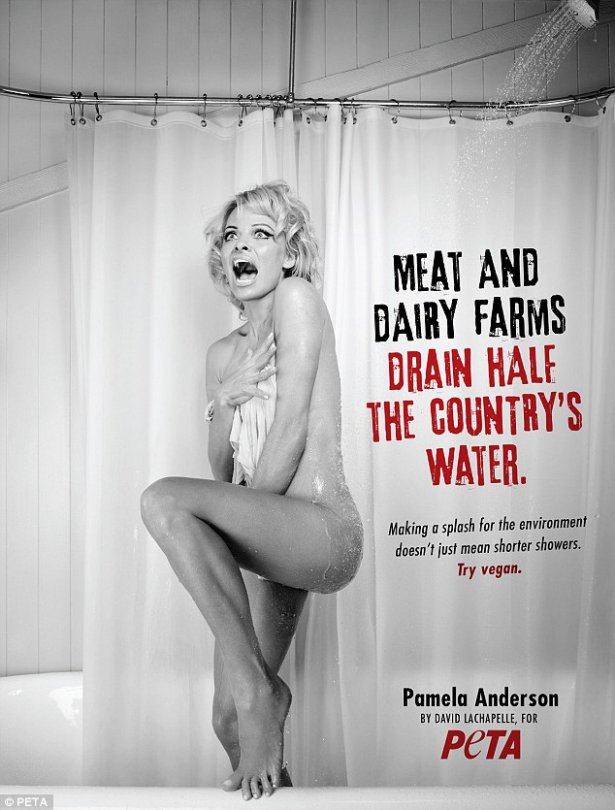 Памела Андерсън; Снимка: PETA