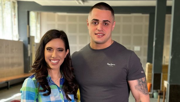 Европейският шампион по вдигане на тежести Карлос Насар гостува в „Златните“